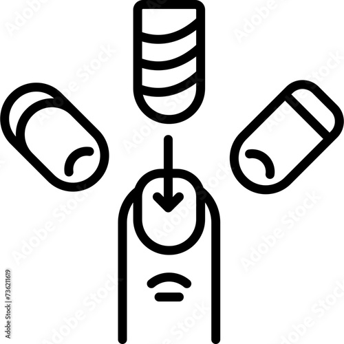 Cosmetics and Fashion Outline-nail