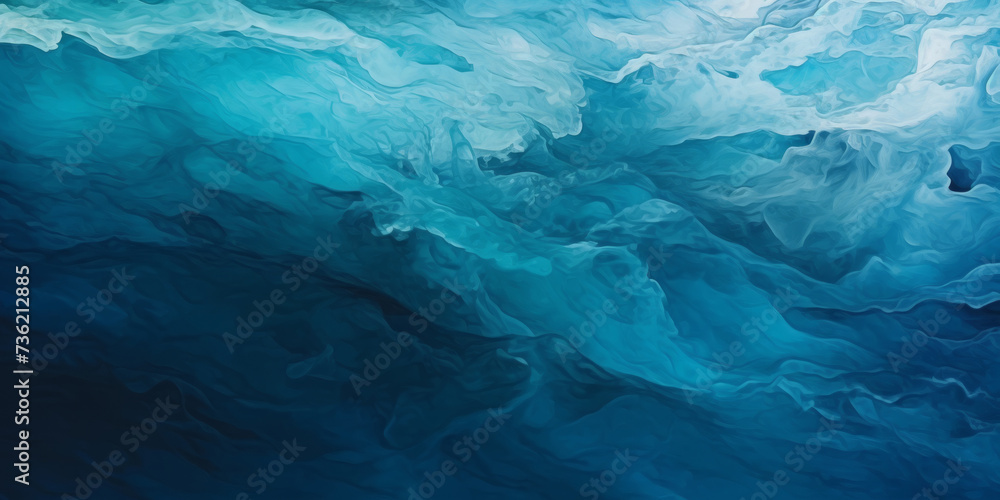 dark  blue teal water watercolor background, blue wave sea underwater watercolor,  blue topografi sea watercolor