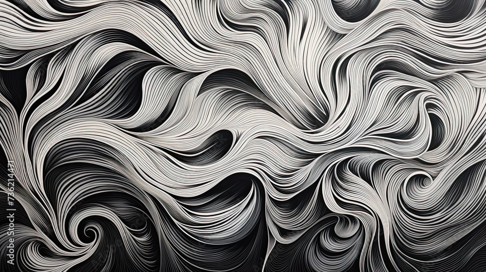 fine black and white line that nerve and seperate and a life like pattern fine black and white line that nerve and seperate and a life like pattern