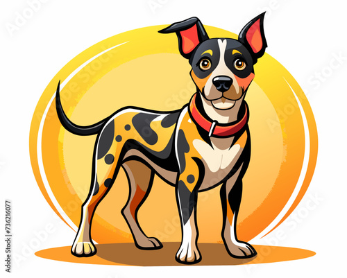 dog pet pup puppy cur vector illustration cartoon pretty cute perfect beautiful amazing doggy hound mongrel mutt pooch tyke