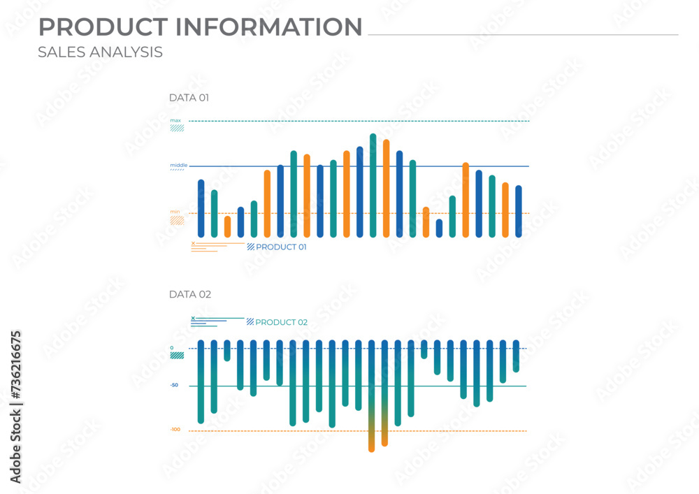Dynamic process data charts in color. Finance elements charts. Dynamic process data charts in color. Finance elements charts.