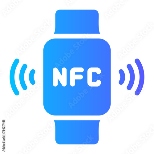 nfc gradient icon