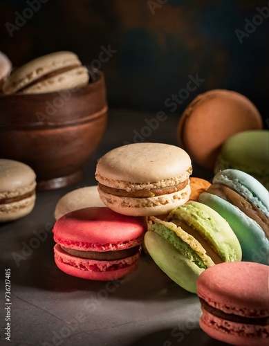 Macarons, product photography for restaurants