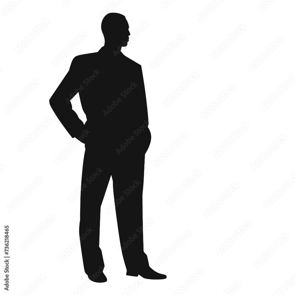 business people silhouette 
