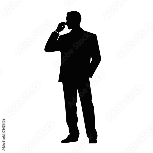 business people silhouette  