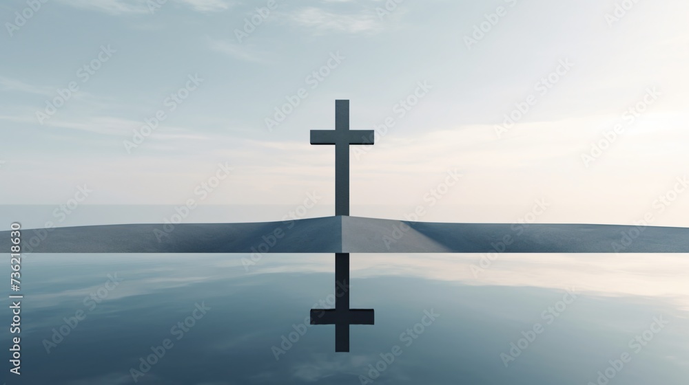 God's Faith Reflected In Water God's Faith Reflected In Water