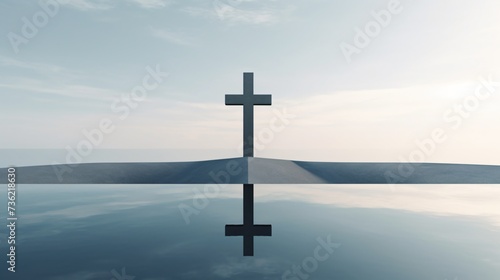 God's Faith Reflected In Water