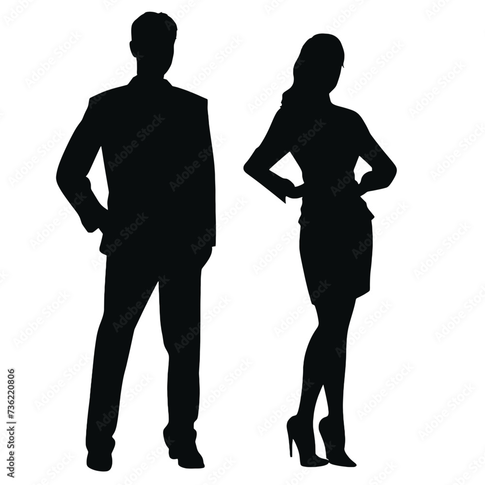 business people silhouette business people silhouette