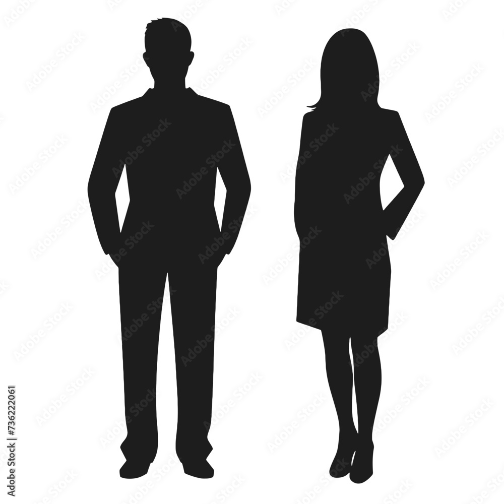 business people silhouette business people silhouette