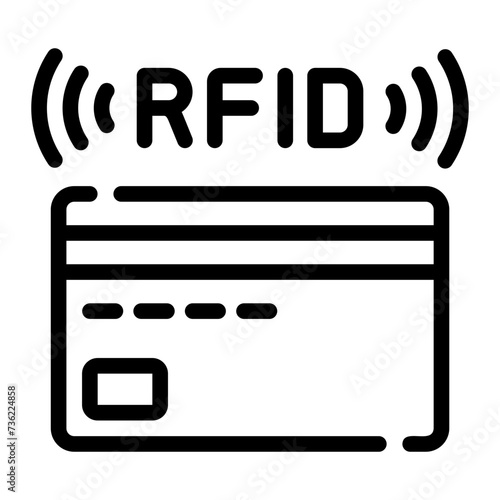 rfid line icon