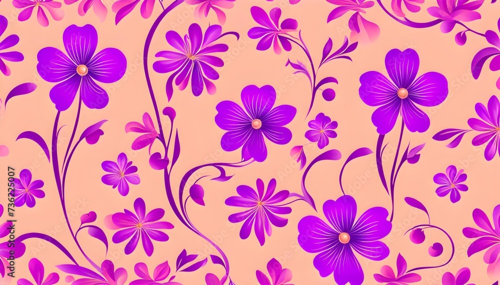 Flowers Pattern Background