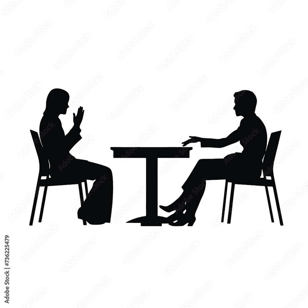 business people silhouette business people silhouette