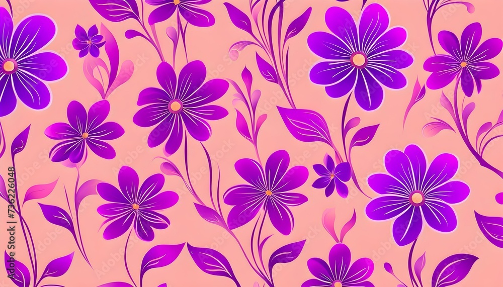 Flowers Pattern Background