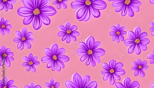 Flowers Pattern Background © MondSTUDIO