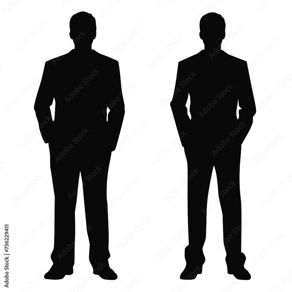 business people silhouette 