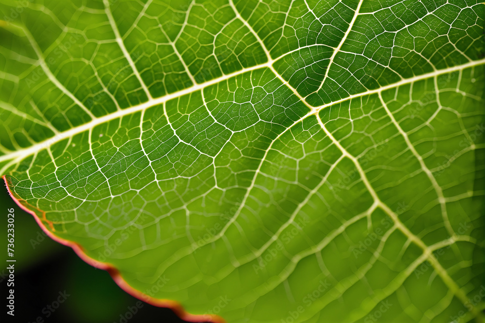Veins of Nature A Macro Leaf's Vein Pattern highlighted soft, translucent green hue Veins of Nature A Macro Leaf's Vein Pattern highlighted soft, translucent green hue