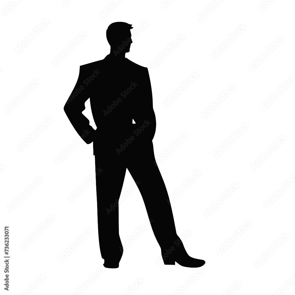 business people silhouette 