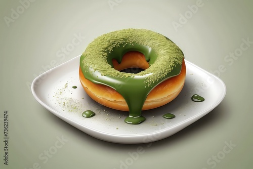 matcha donut