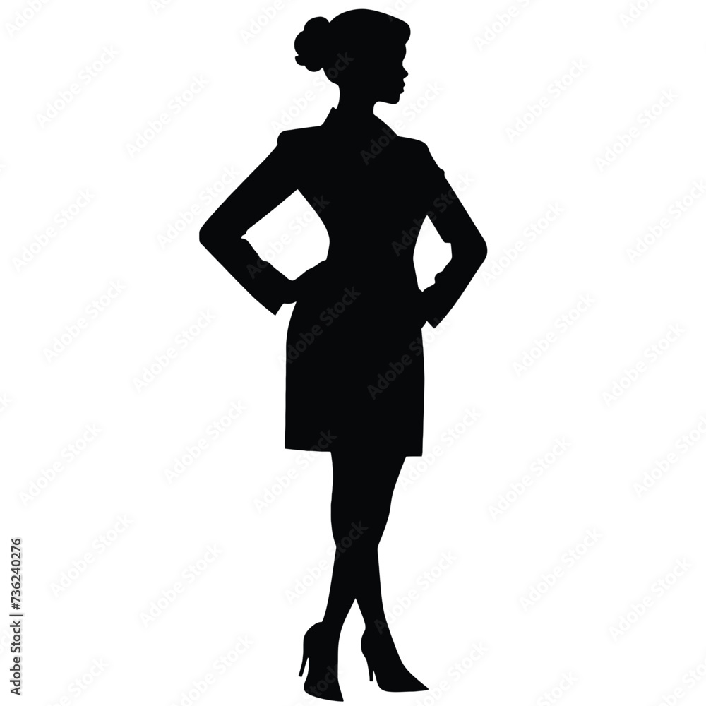 business people silhouette 