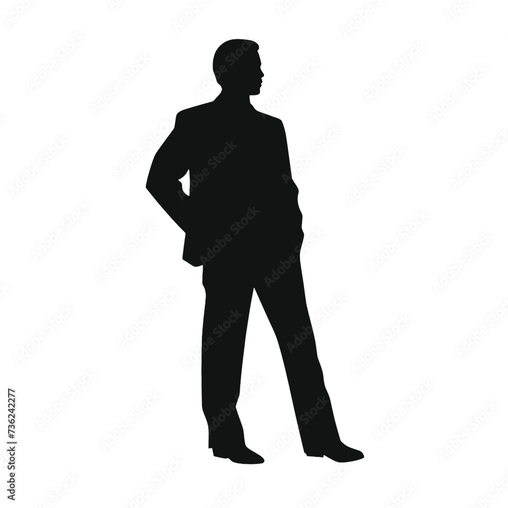 business people silhouette 