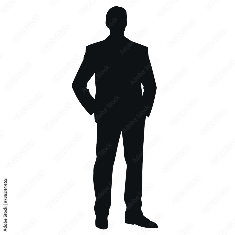 business people silhouette 