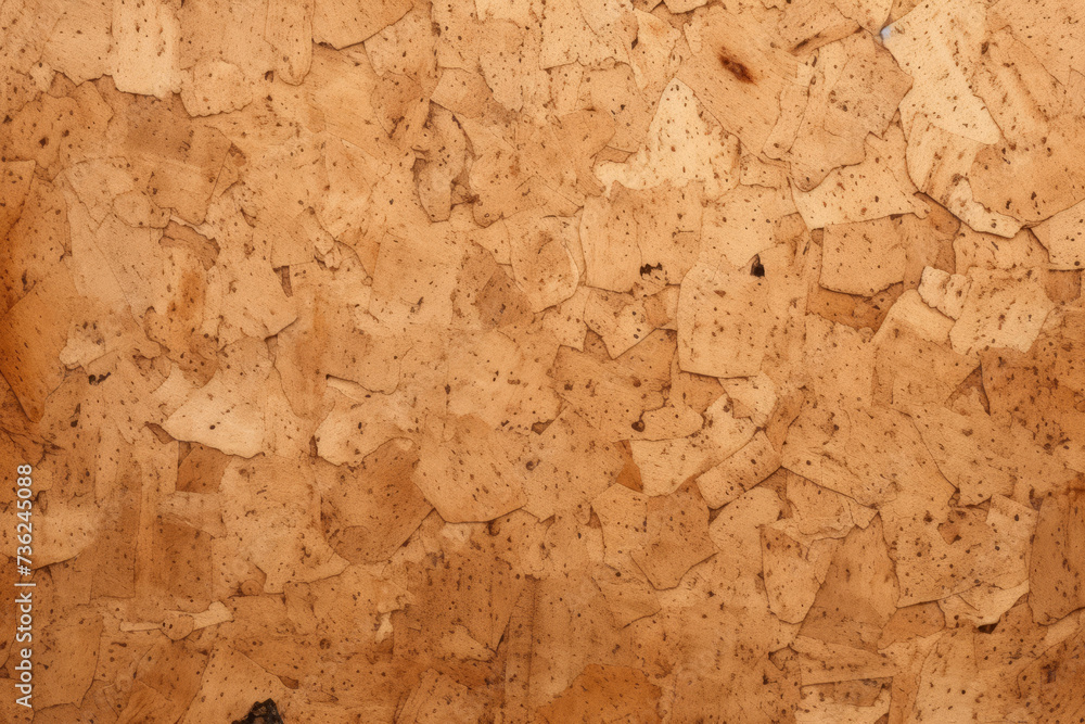Processed collage of cork board or OSB board material texture. Background for banner, backdrop Processed collage of cork board or OSB board material texture. Background for banner, backdrop