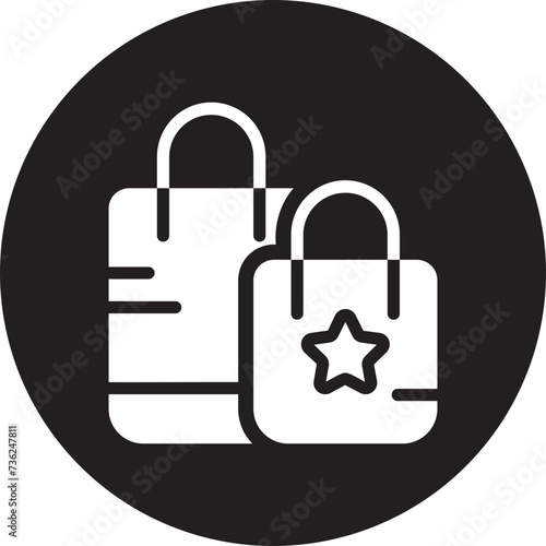 bags glyph icon