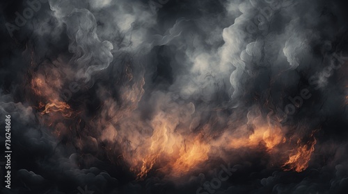 Gray fire background