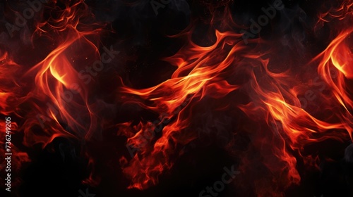 Hot fire background