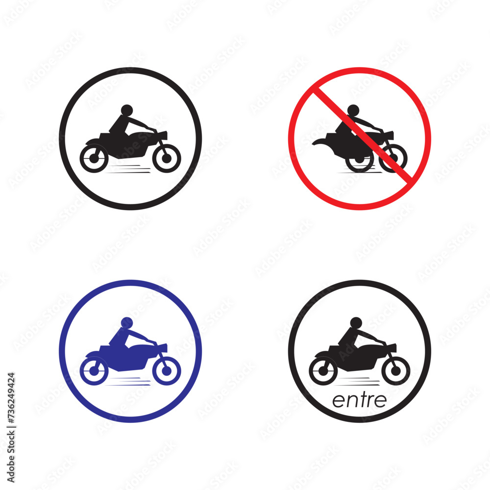 Obraz premium MOTORCYCLE ICON