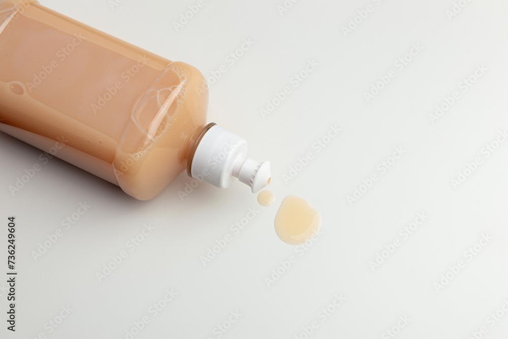 Liquid Soap Dispenser Bottle on a Clean Surface Liquid Soap Dispenser Bottle on a Clean Surface