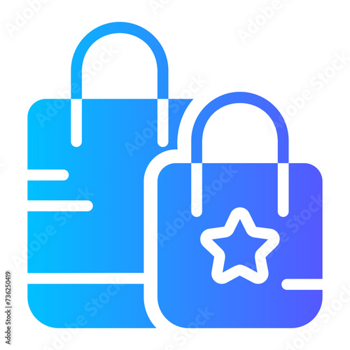 bags gradient icon