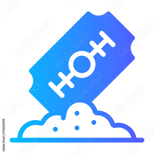 cocaine gradient icon