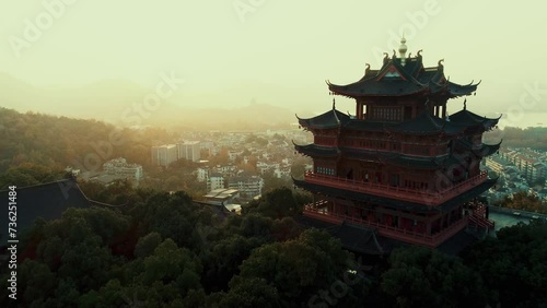 Wallpaper Mural Hangzhou Chenghuang pavilion Torontodigital.ca
