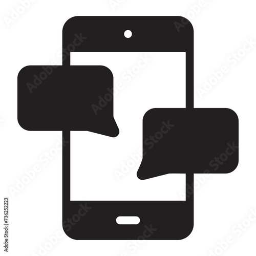 smartphone glyph icon