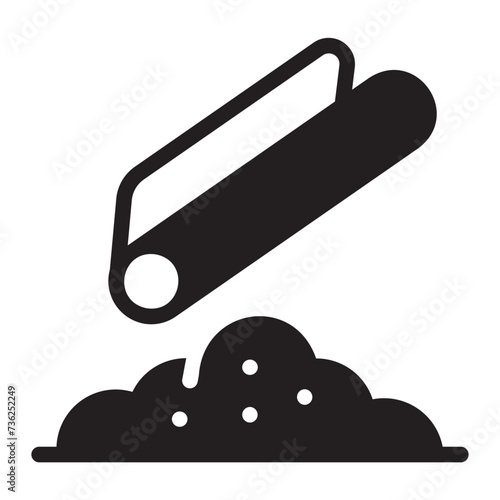 sniffing glyph icon