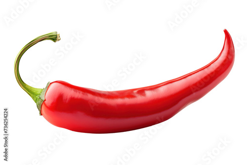 Red chili pepper isolated on white