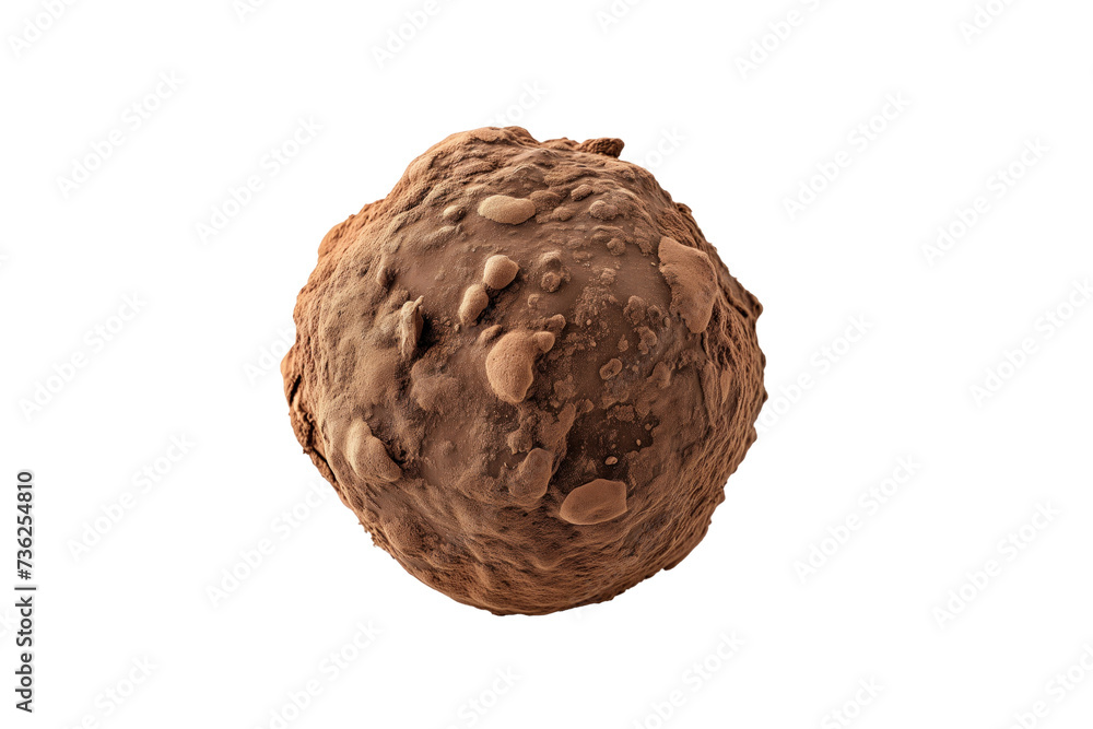 Fototapeta premium Truffle isolated on white background