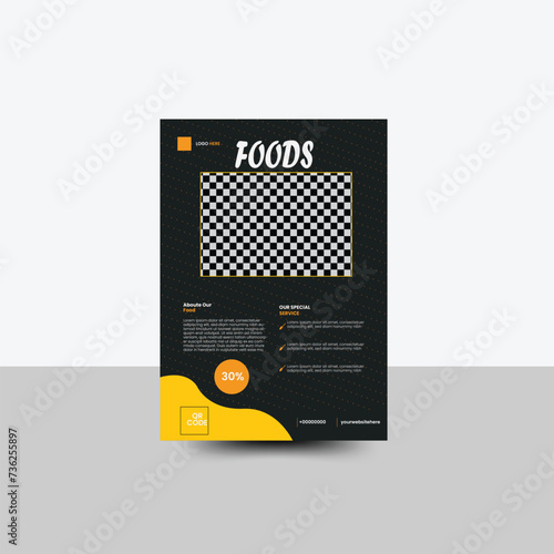 food , cooking, cafe and restaurant menu, food ordering  Flyer Design Template