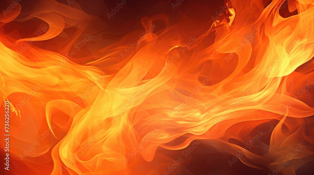 Orange fire background