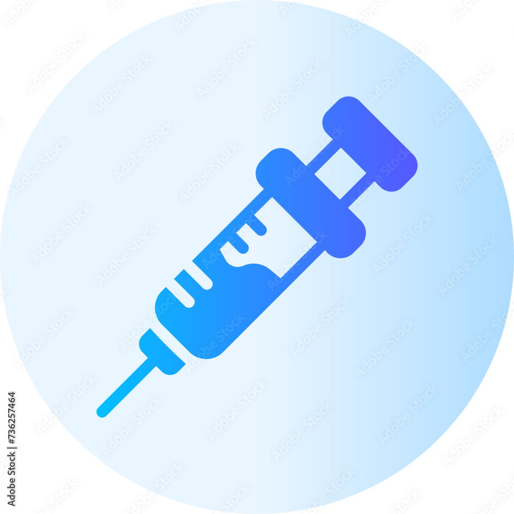 syringe gradient icon syringe gradient icon