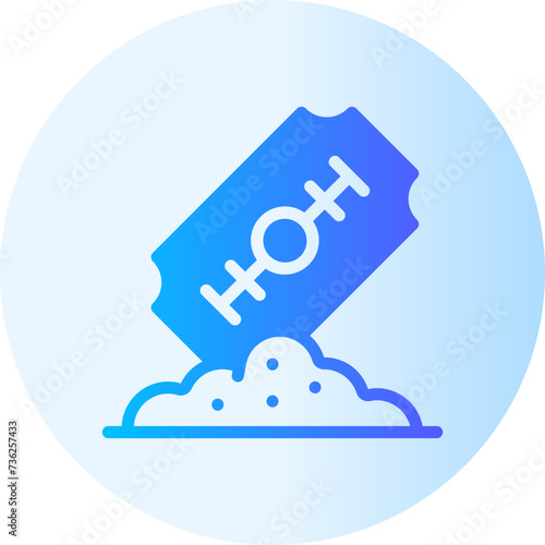 cocaine gradient icon