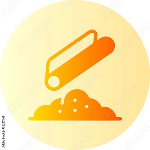 sniffing gradient icon