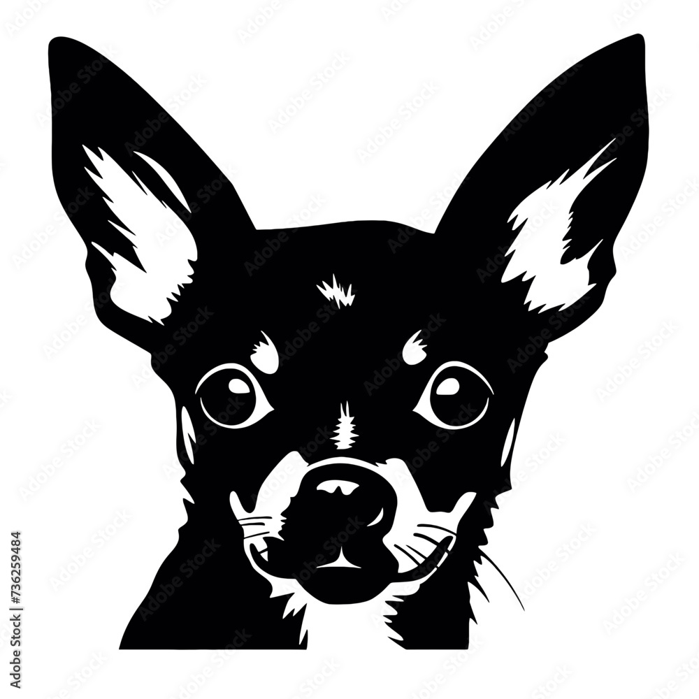 Chihuahua silhouette Chihuahua silhouette