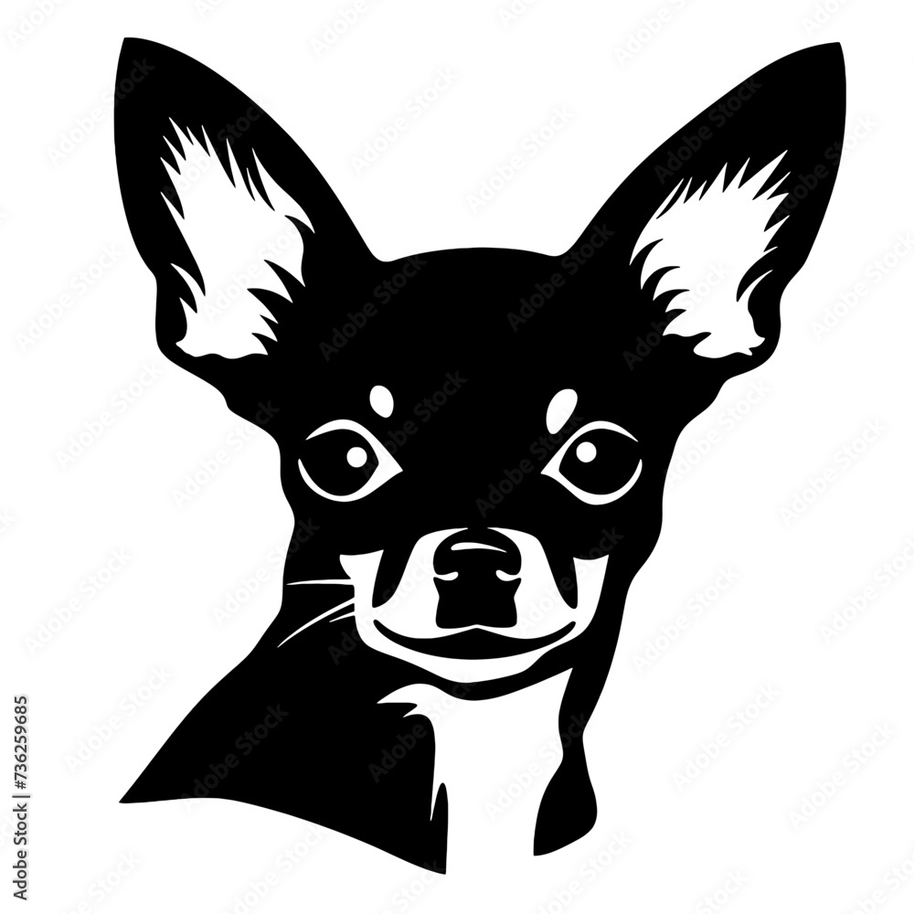 Chihuahua silhouette Chihuahua silhouette