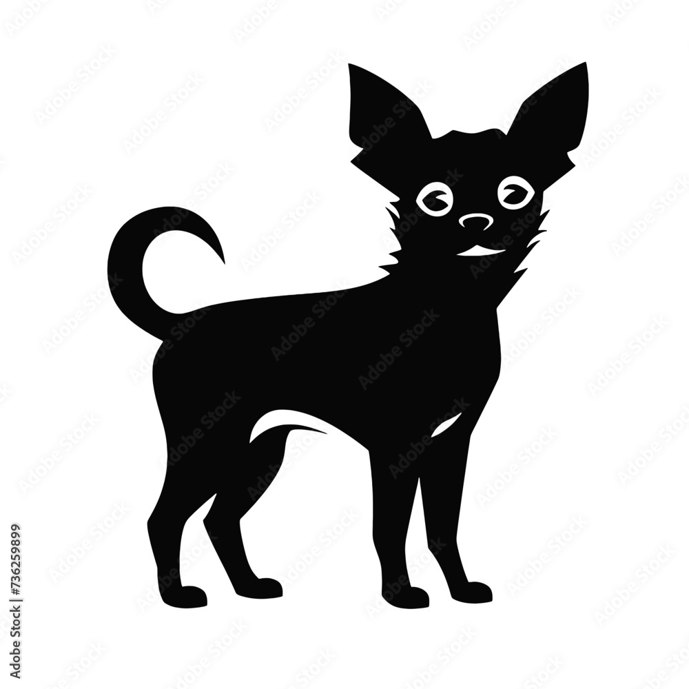 Chihuahua silhouette Chihuahua silhouette