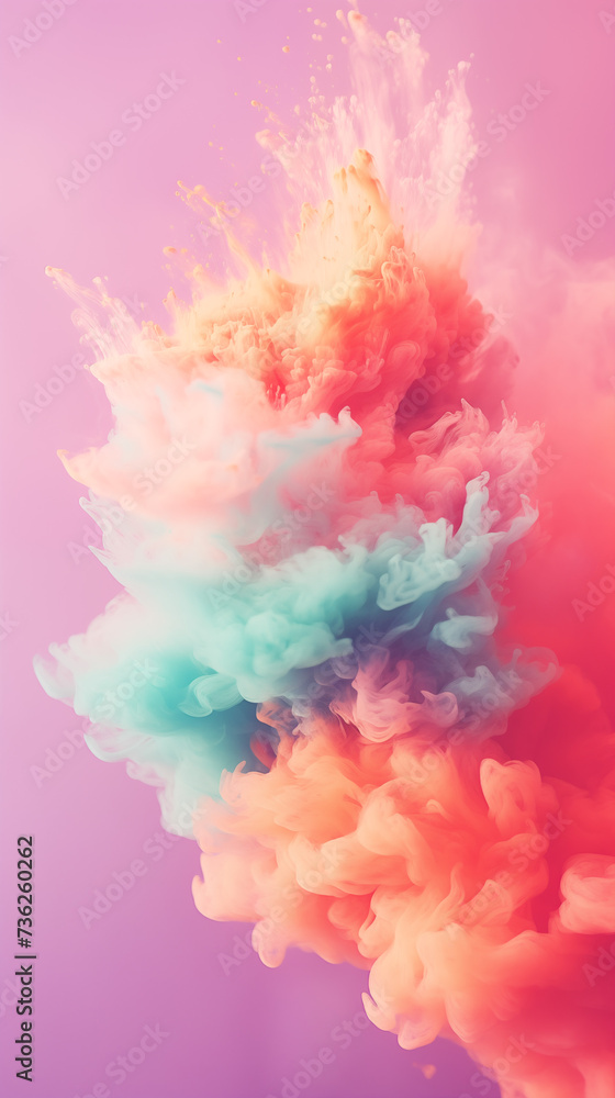 Fototapeta premium minimalistic fluid and flowing forms_6