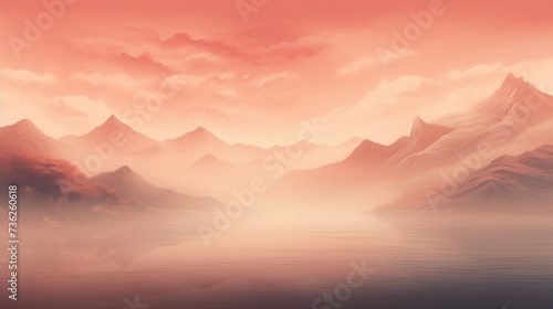 Salmon Color Fog Background © Various Backgrounds