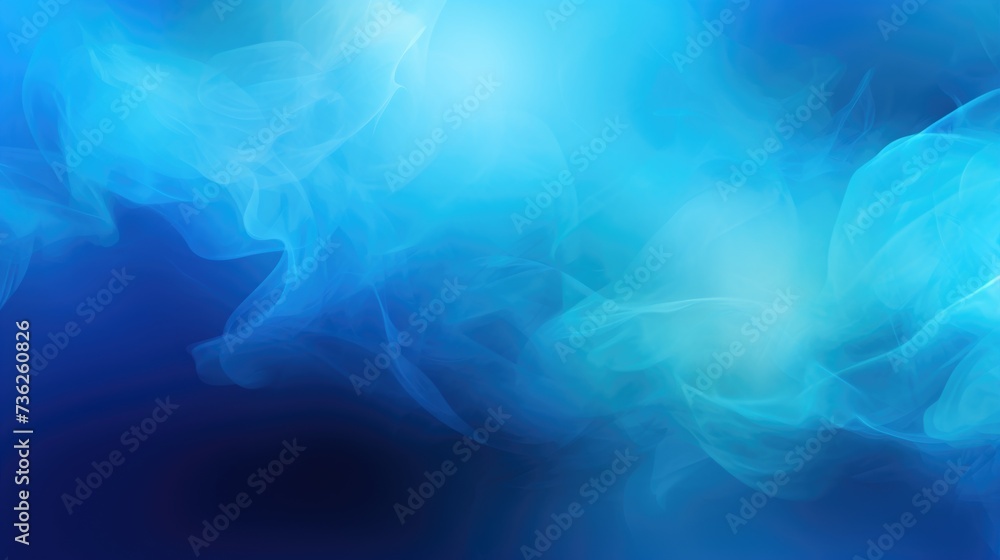 Sapphire Color Fog Background