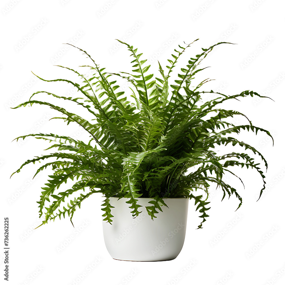Isolated Boston Fern in PNG Format Isolated Boston Fern in PNG Format